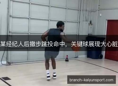 某经纪人后撤步跳投命中，关键球展现大心脏